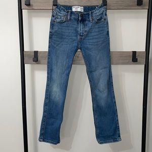 Boys Abercrombie Straight Fit Jean, Size 7/8 Slim